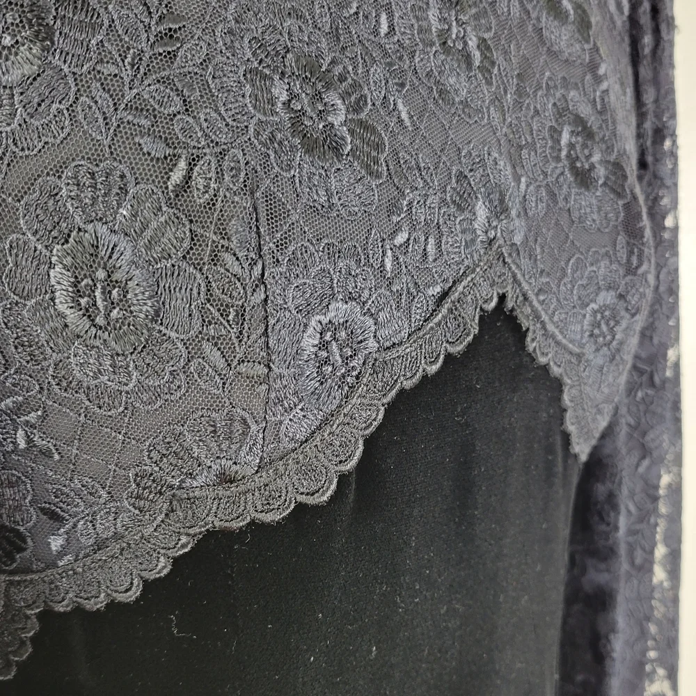 60's Plaisir Tokyo velvet dress - Picture 5 of 15